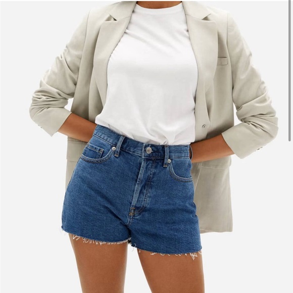 Everlane Cheeky Button Denim Short Button Fly 26 - Picture 1 of 5
